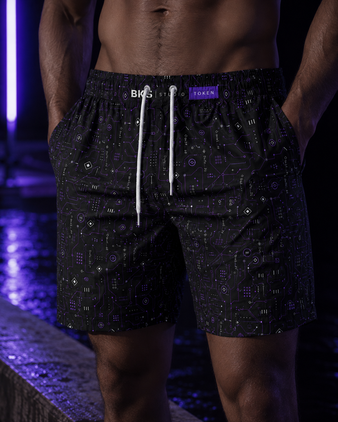 BKS Token Hash™ Swim Trunks