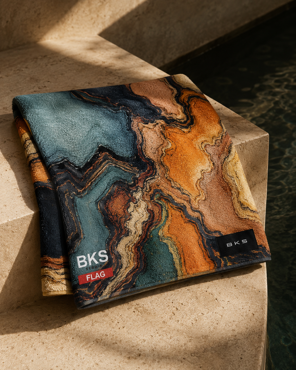 BKS Flag Coast™ Beach Towel