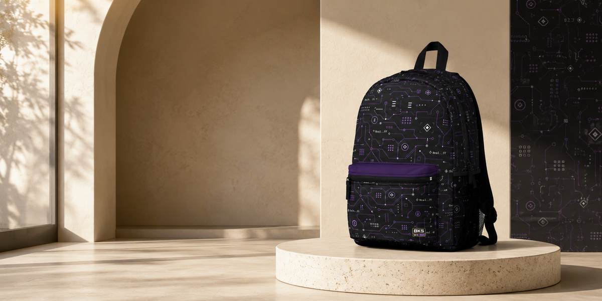 BKS Token Circuit Hash™ Backpack — view