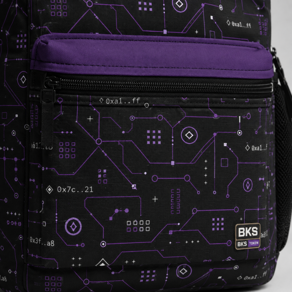 BKS Token Circuit Hash™ Backpack — view
