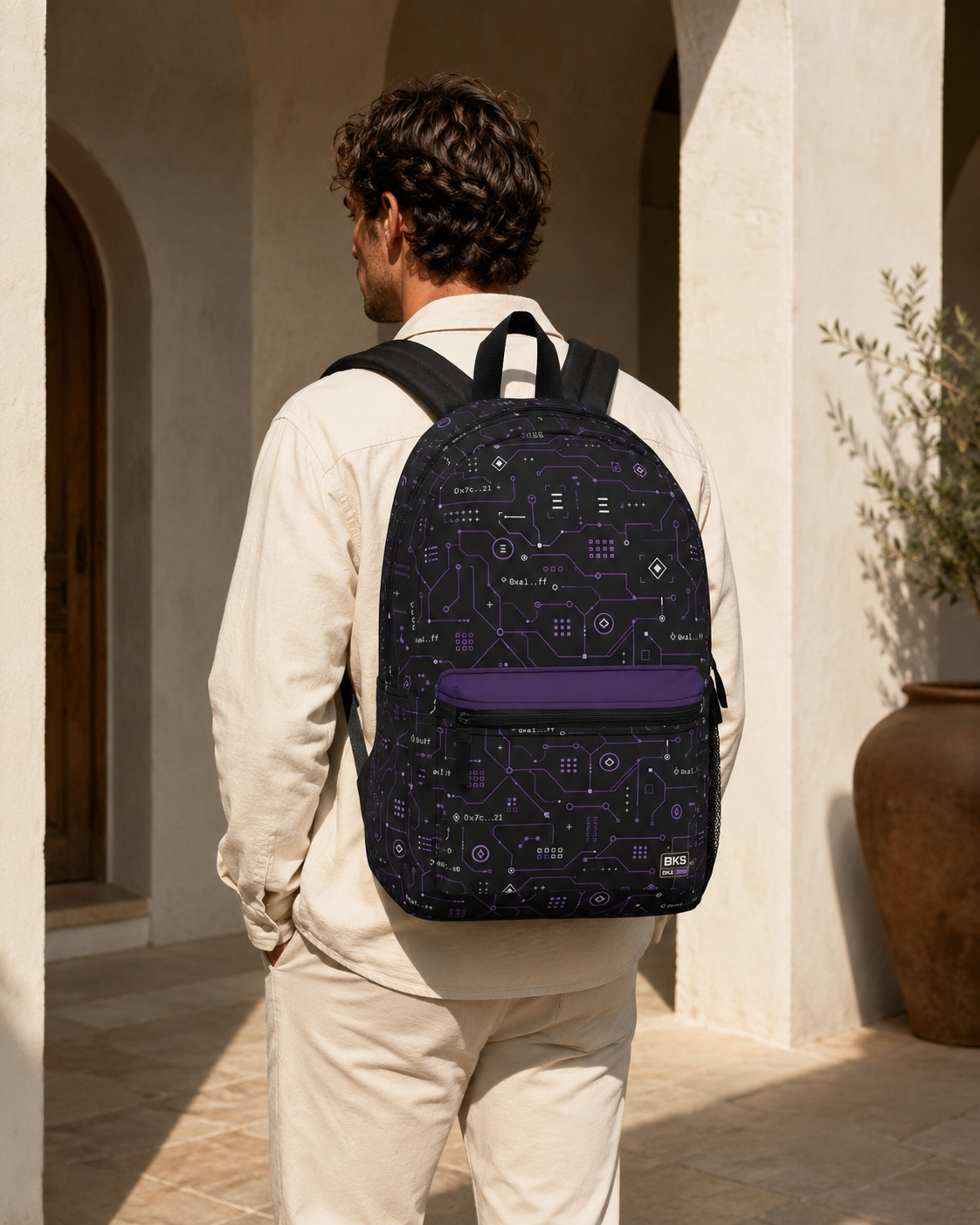 BKS Token Circuit Hash™ Backpack — view