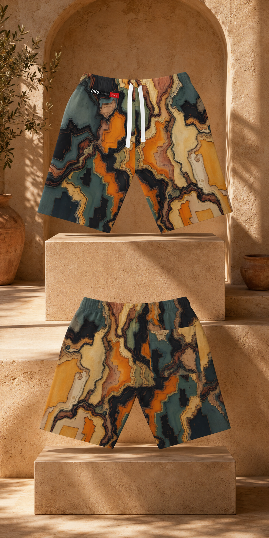 BKS Flag Citrus™ Athletic Shorts