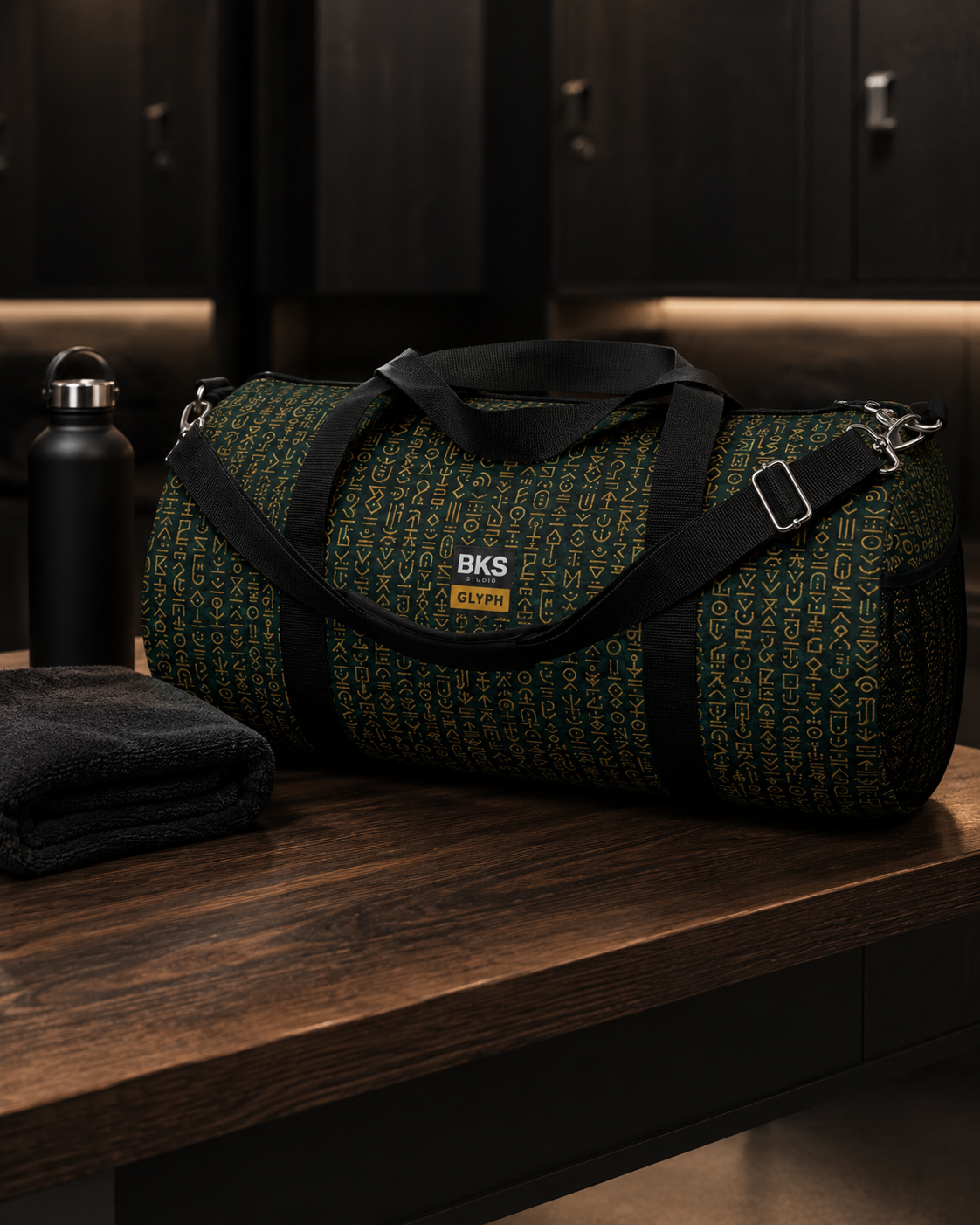 BKS Glyph Cipher™ Duffel Bag