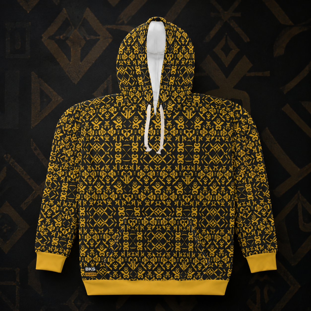 BKS Glyph Script™ Pullover Hoodie