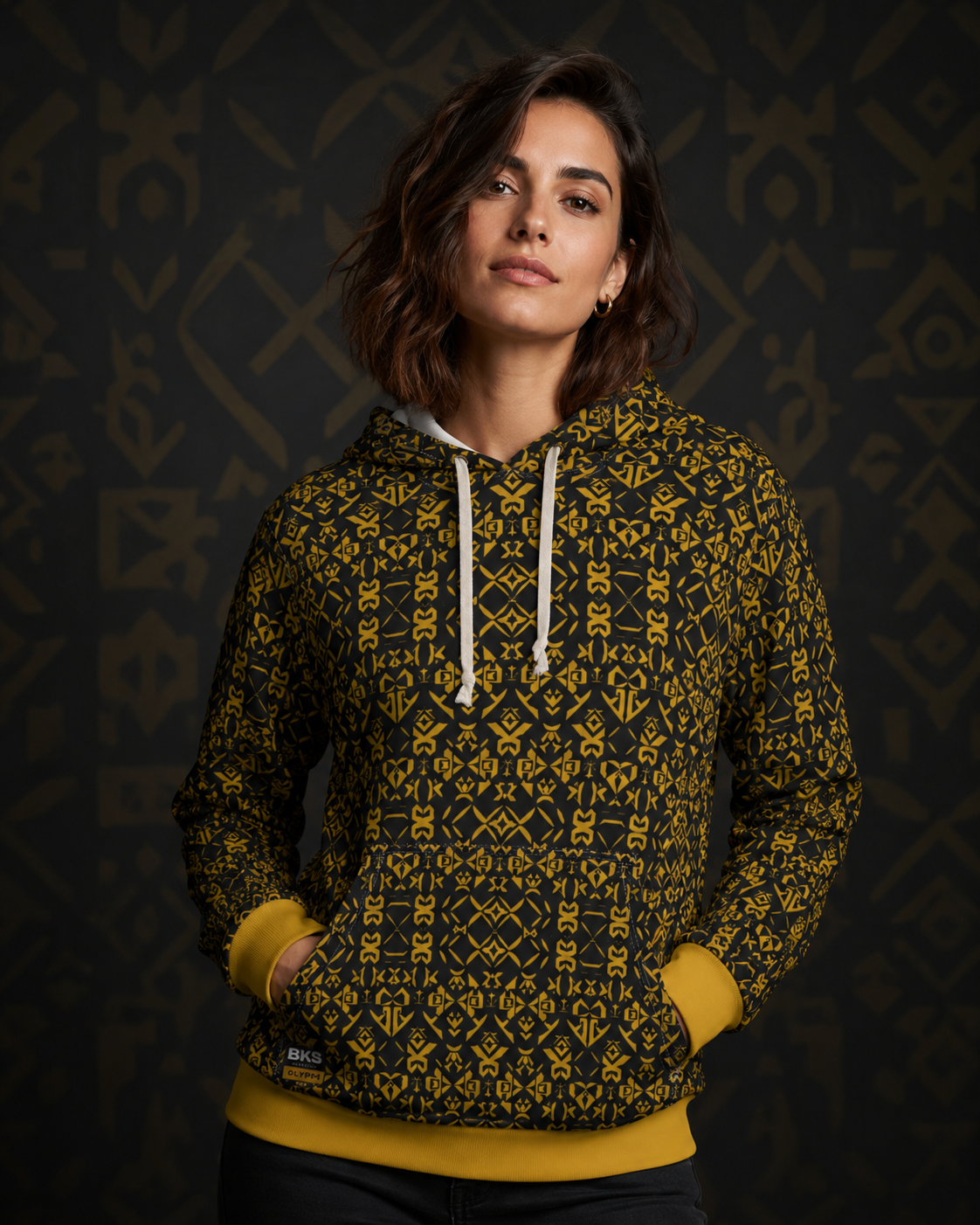 BKS Glyph Script™ Pullover Hoodie