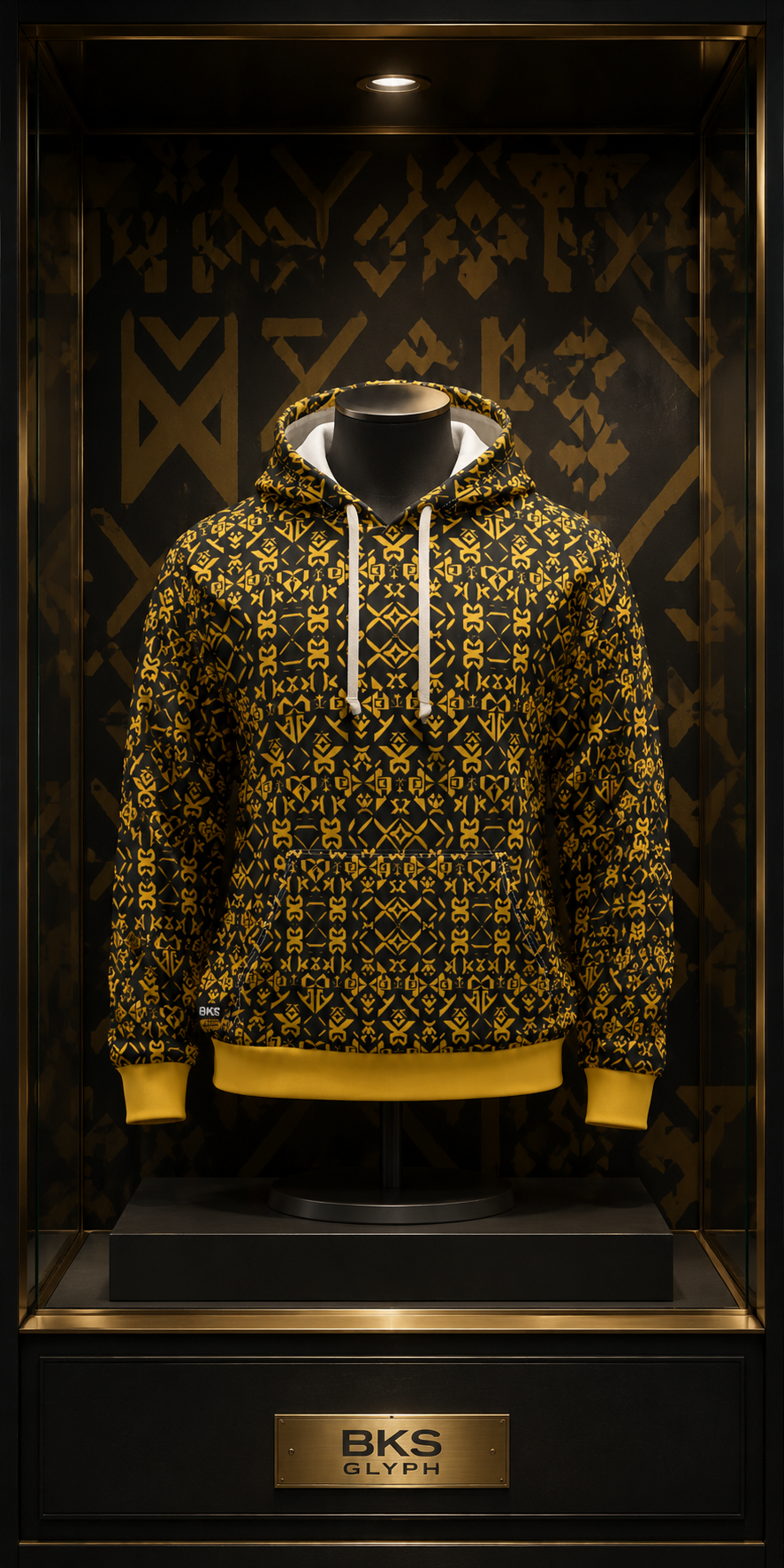 BKS Glyph Script™ Pullover Hoodie