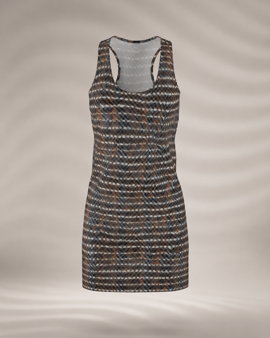 BKS Flag Brown Racerback™ Racerback Dress