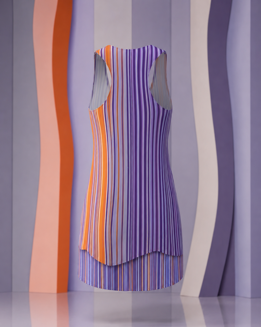 BKS Flag Purple Orange™ Racerback Dress