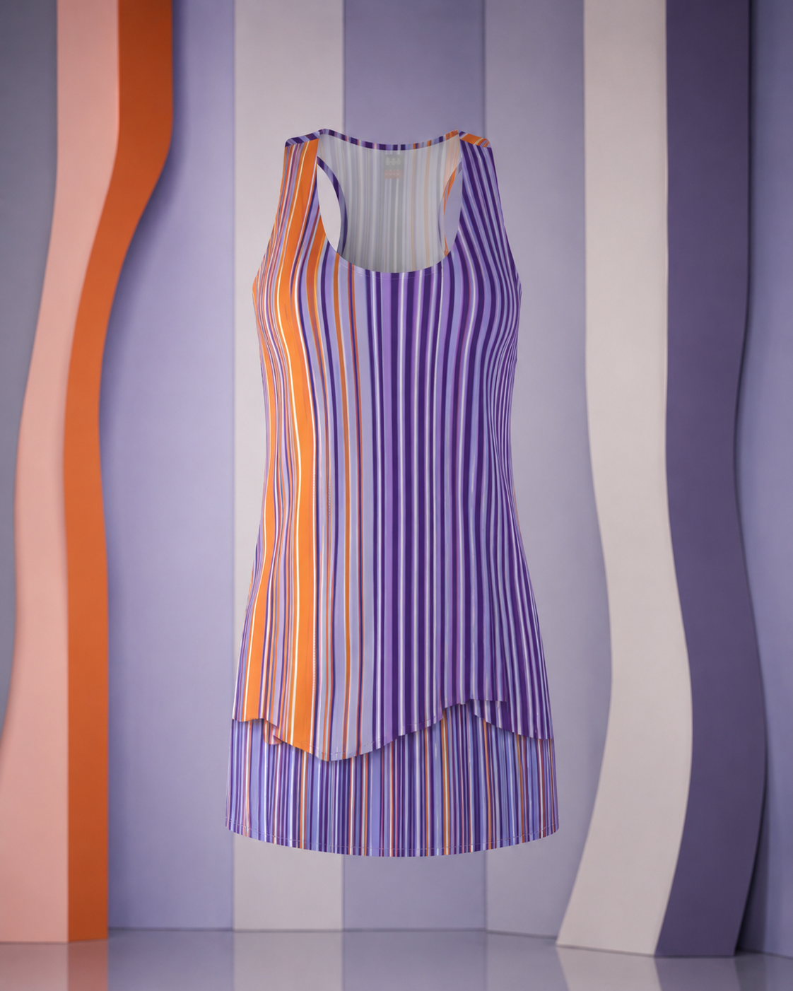 BKS Flag Purple Orange™ Racerback Dress