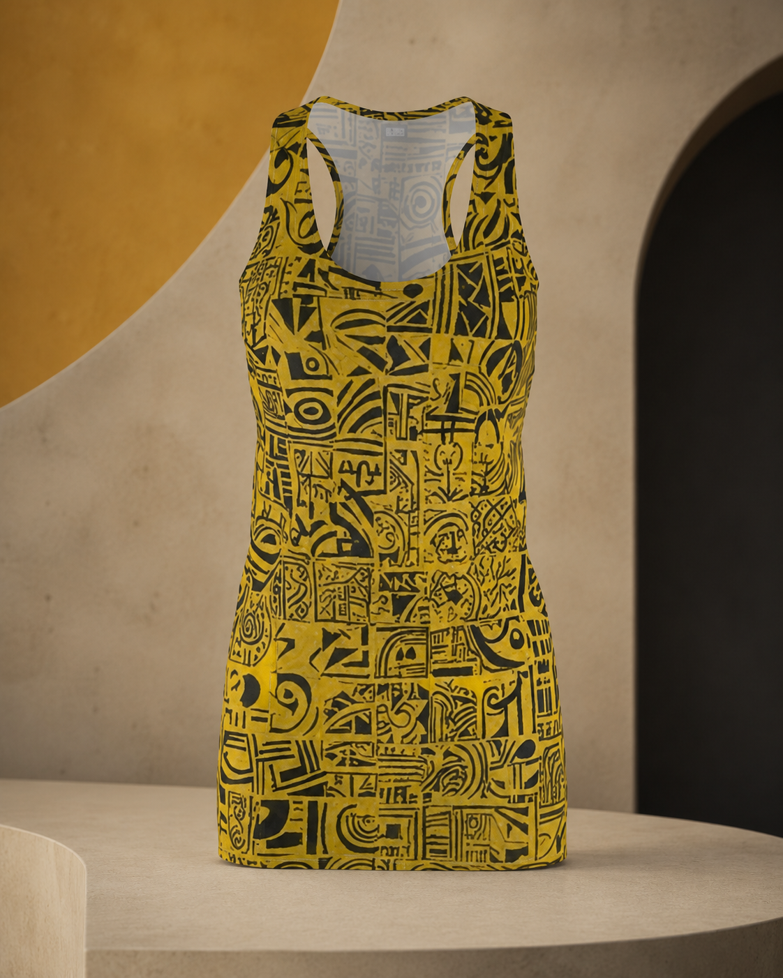 BKS Glyph Rosetta™ Racerback Dress