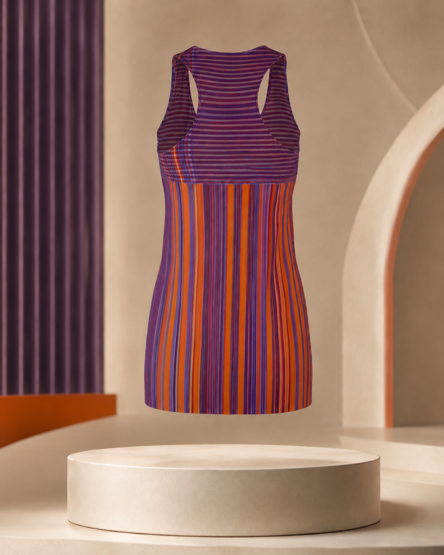 BKS Flag Striped Purple™ Racerback Dress