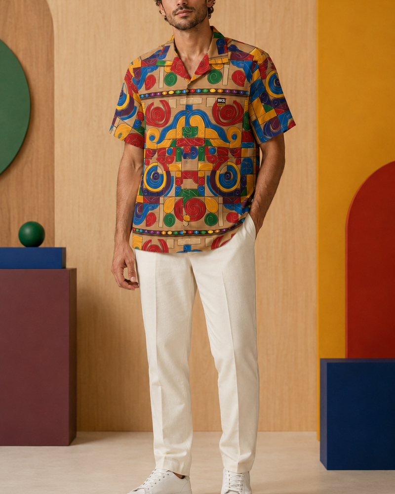 BKS Glyph Hawaiian™ Hawaiian Shirt