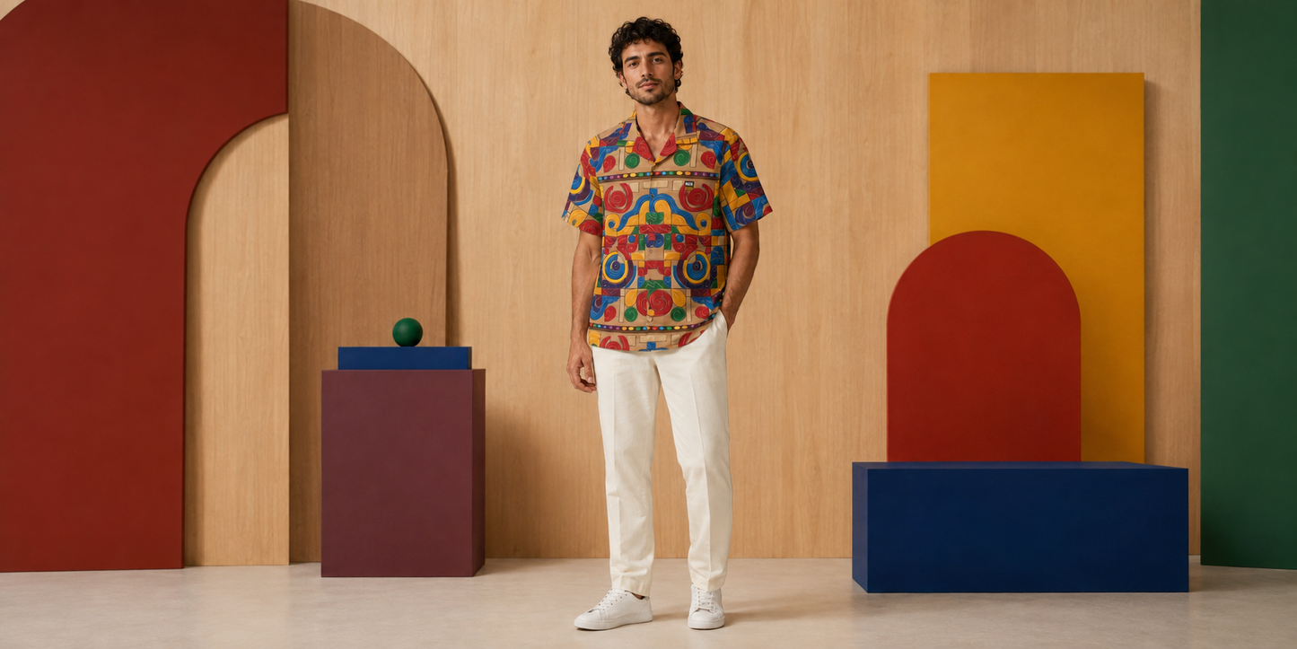 BKS Glyph Hawaiian™ Hawaiian Shirt
