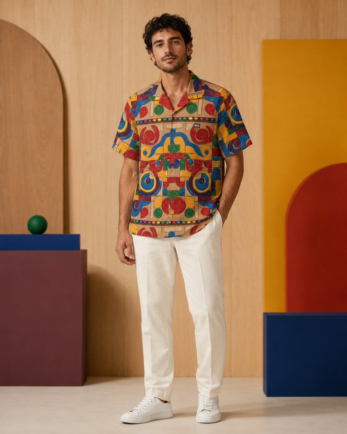 BKS Glyph Hawaiian™ Hawaiian Shirt