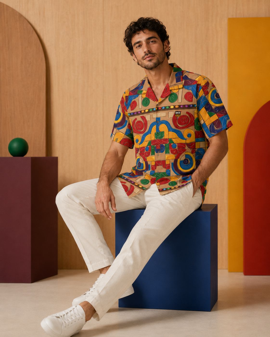 BKS Glyph Hawaiian™ Hawaiian Shirt