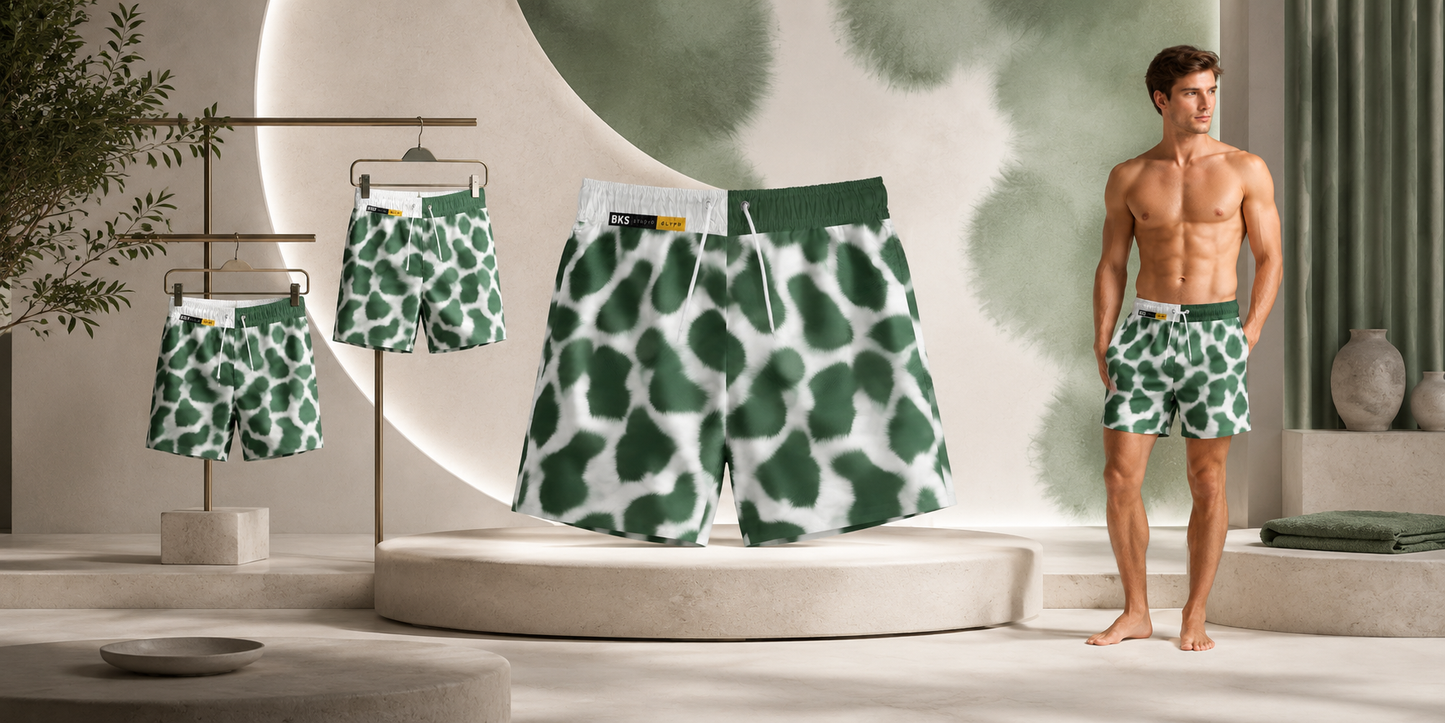 BKS Glyph Green™ Swim Trunks