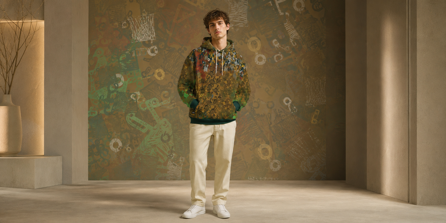 BKS Glyph Codex™ Pullover Hoodie