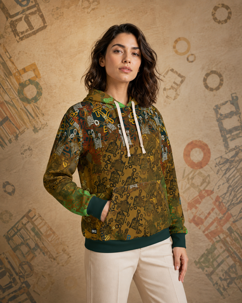 BKS Glyph Codex™ Pullover Hoodie