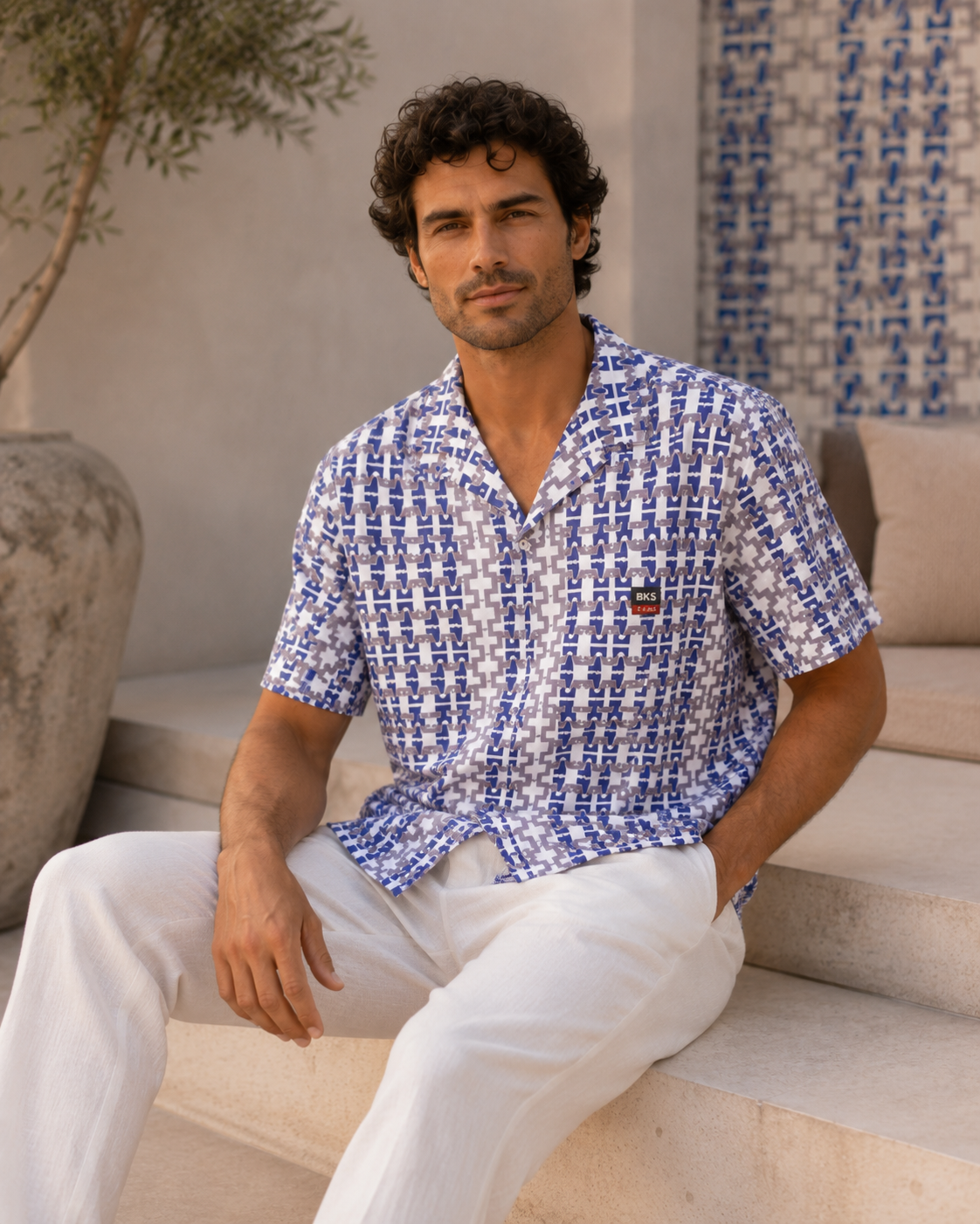BKS Flag Hawaiian Blue™ Hawaiian Shirt