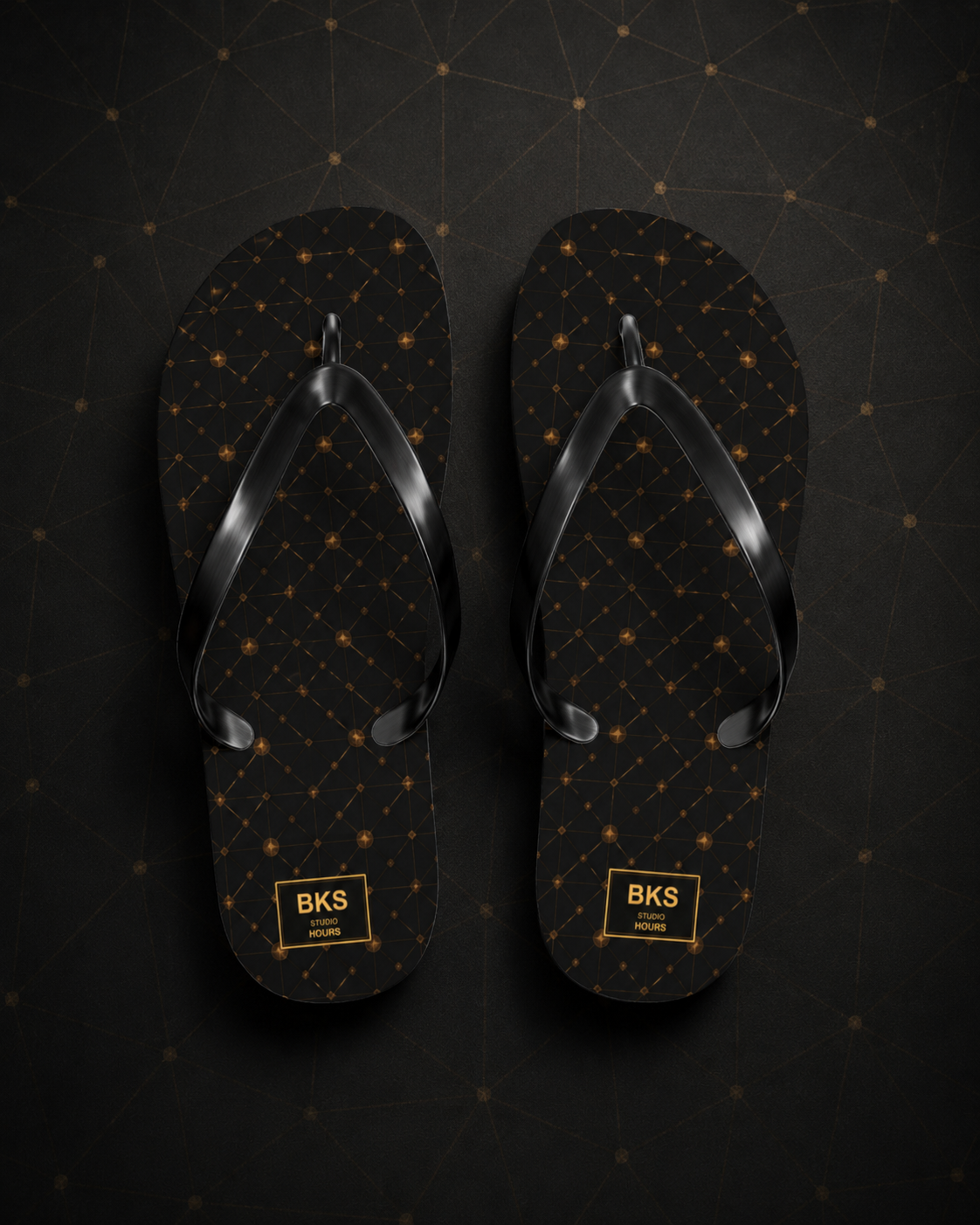 BKS Hours Mosaic Golden™ Flip Flops