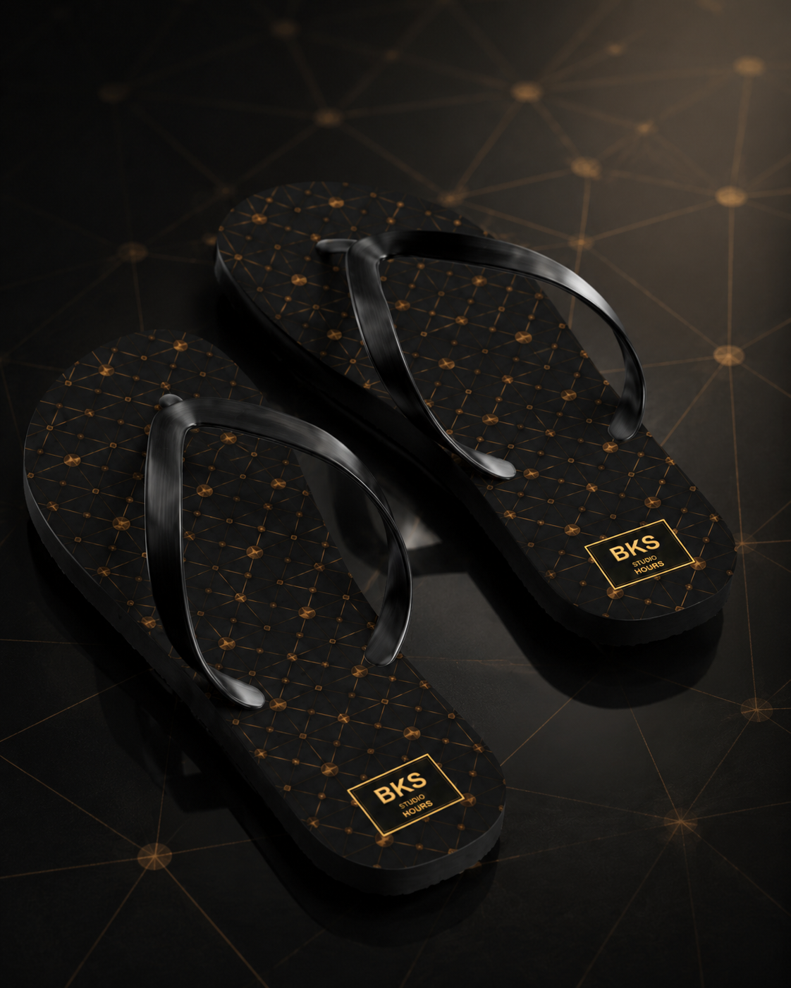 BKS Hours Mosaic Golden™ Flip Flops