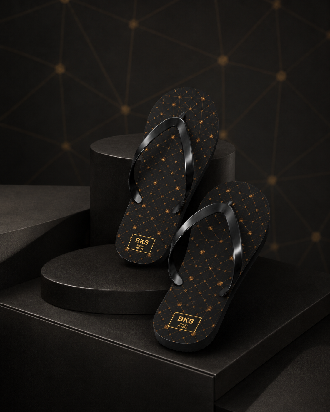 BKS Hours Mosaic Golden™ Flip Flops