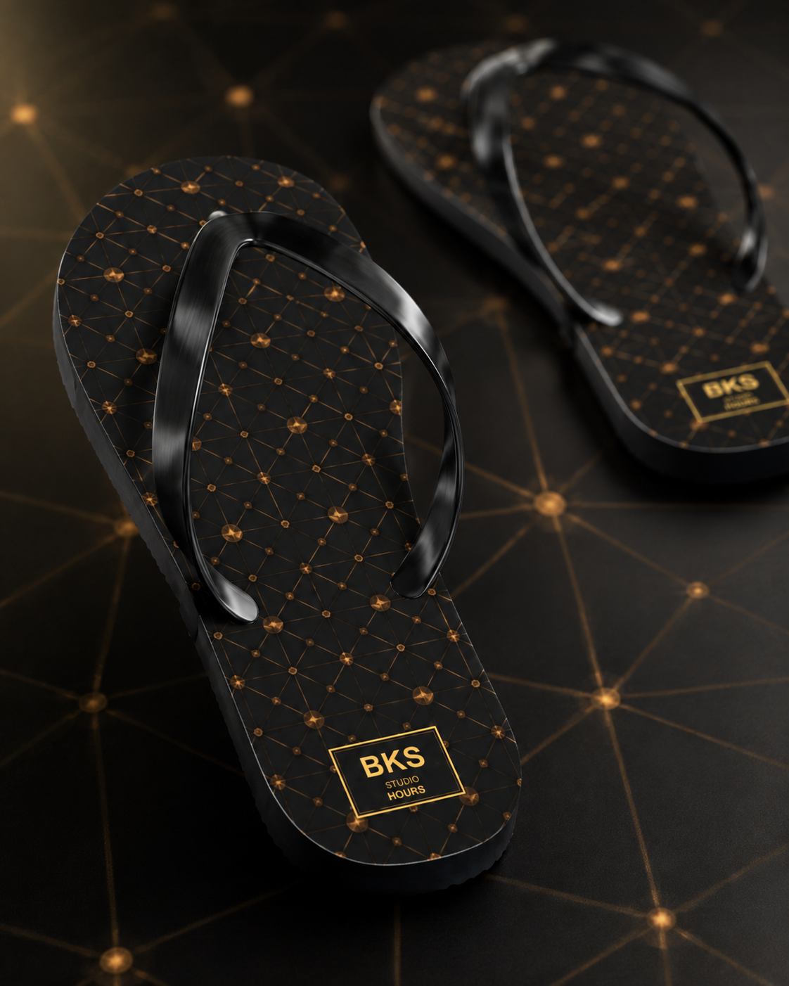 BKS Hours Mosaic Golden™ Flip Flops