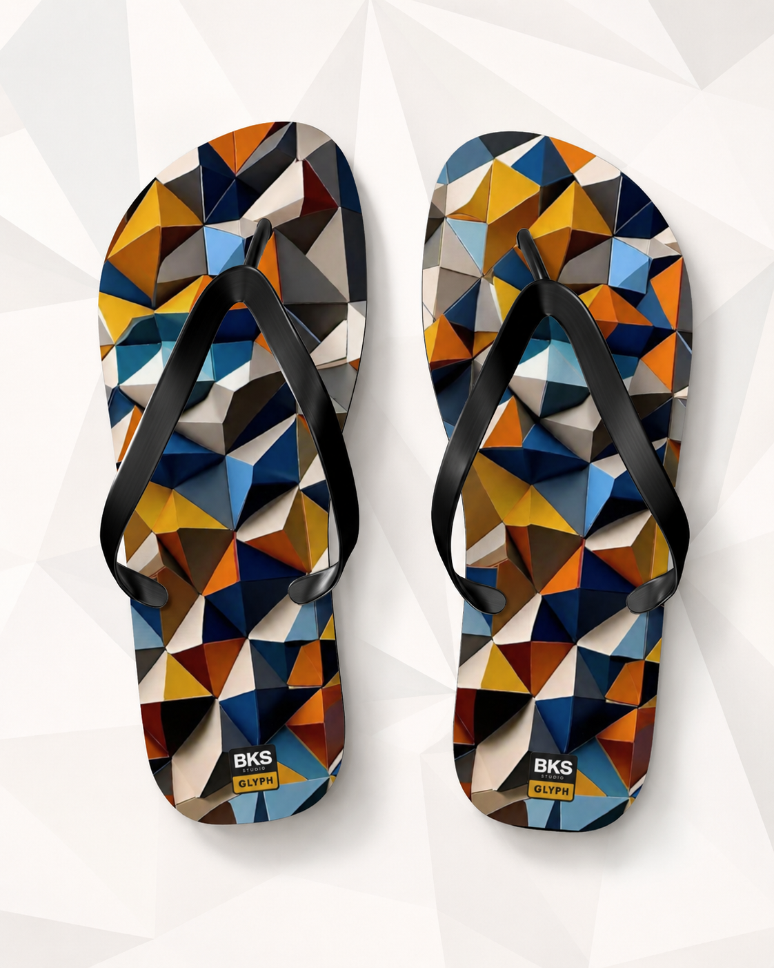 BKS Hours Mosaic Triangle™ Flip Flops
