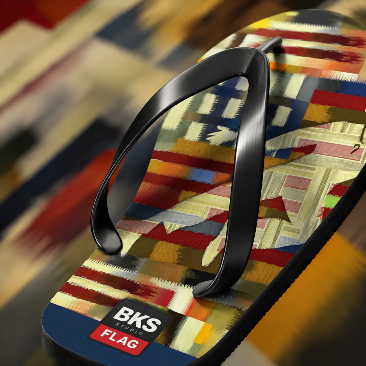 BKS Flag Colorblock Red™ Flip Flops