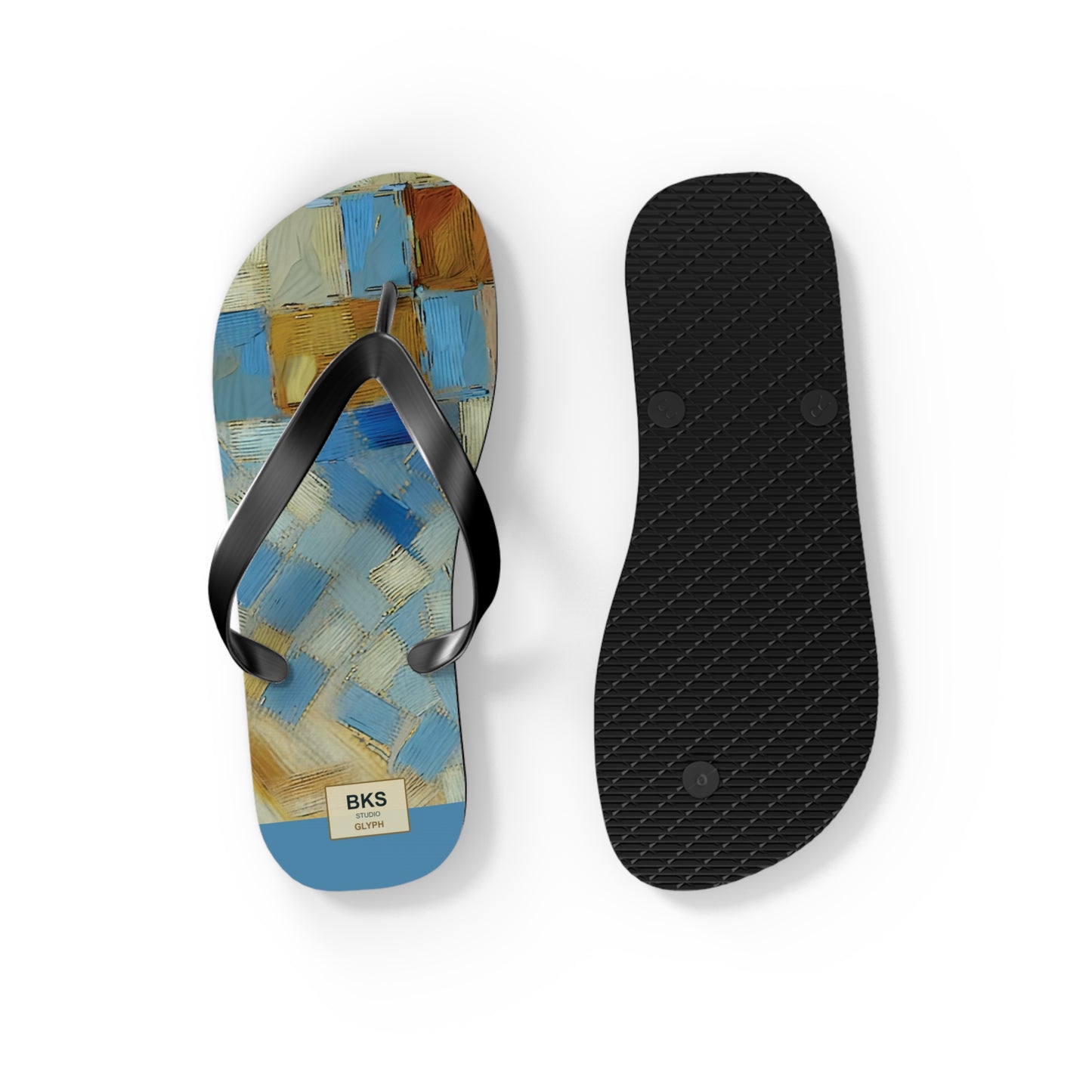 BKS Glyph Mosaic Tile™ Flip Flops