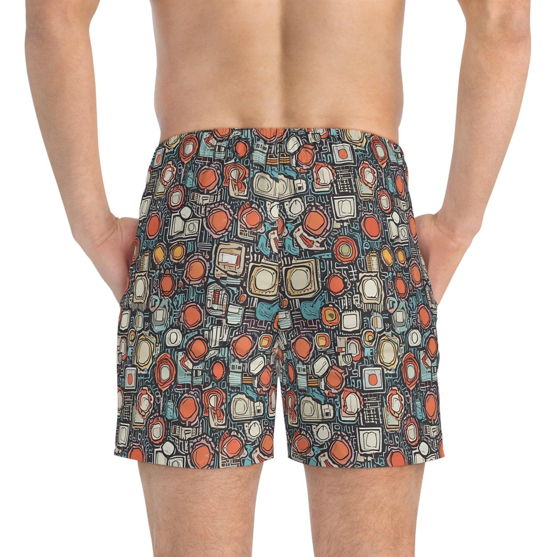 BKS Token Circuit™ Swim Trunks Printify bakabo.club