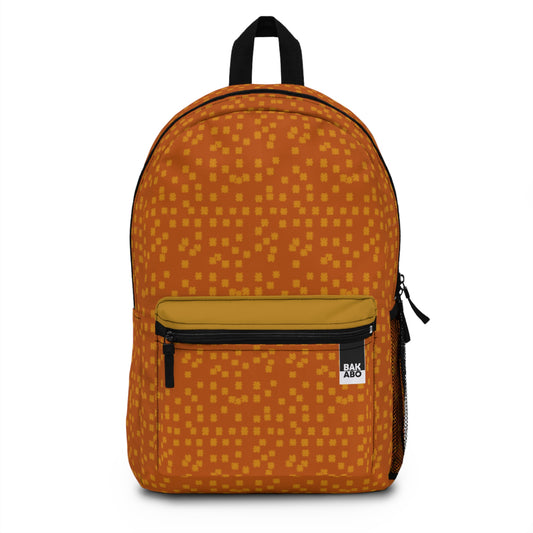 Pixellate Orange(BKS)👾sac à dos