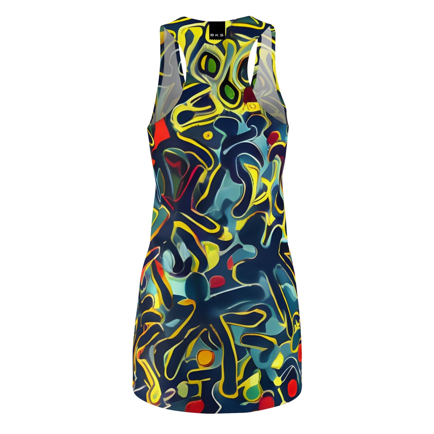 BKS Marker Flux™ Racerback Dress Printify bakabo.club