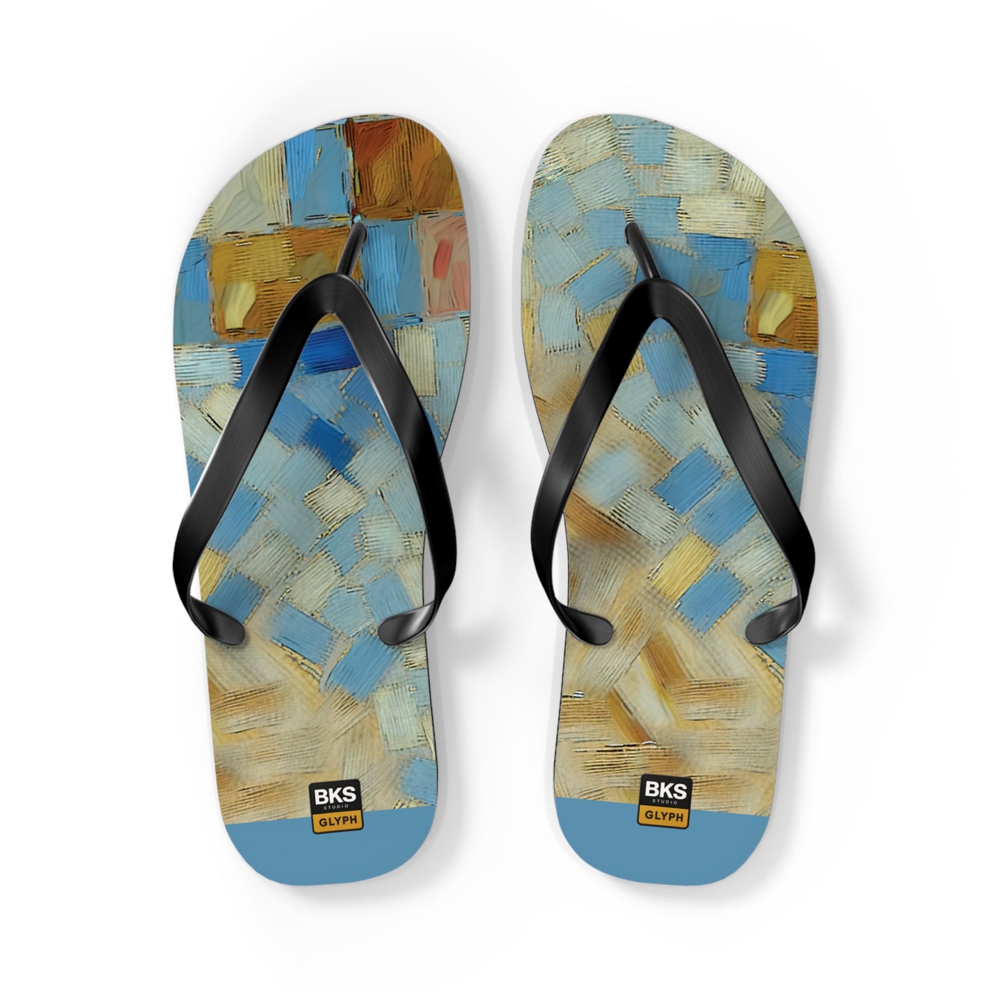 BKS Glyph Mosaic Tile™ Flip Flops