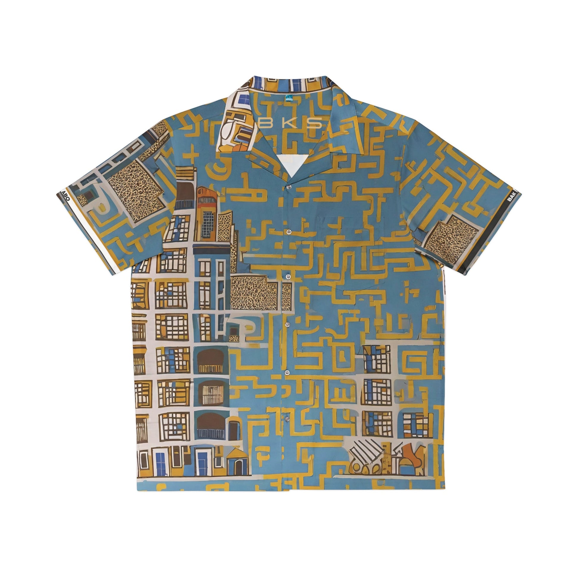 BKS Glyph City™ Hawaiian Shirt Printify bakabo.club