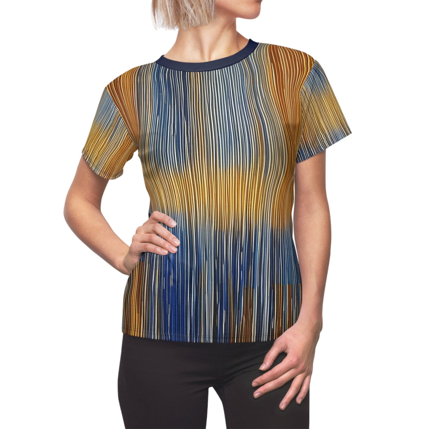 BKS Marker Stream™ Women's Tee Printify bakabo.club