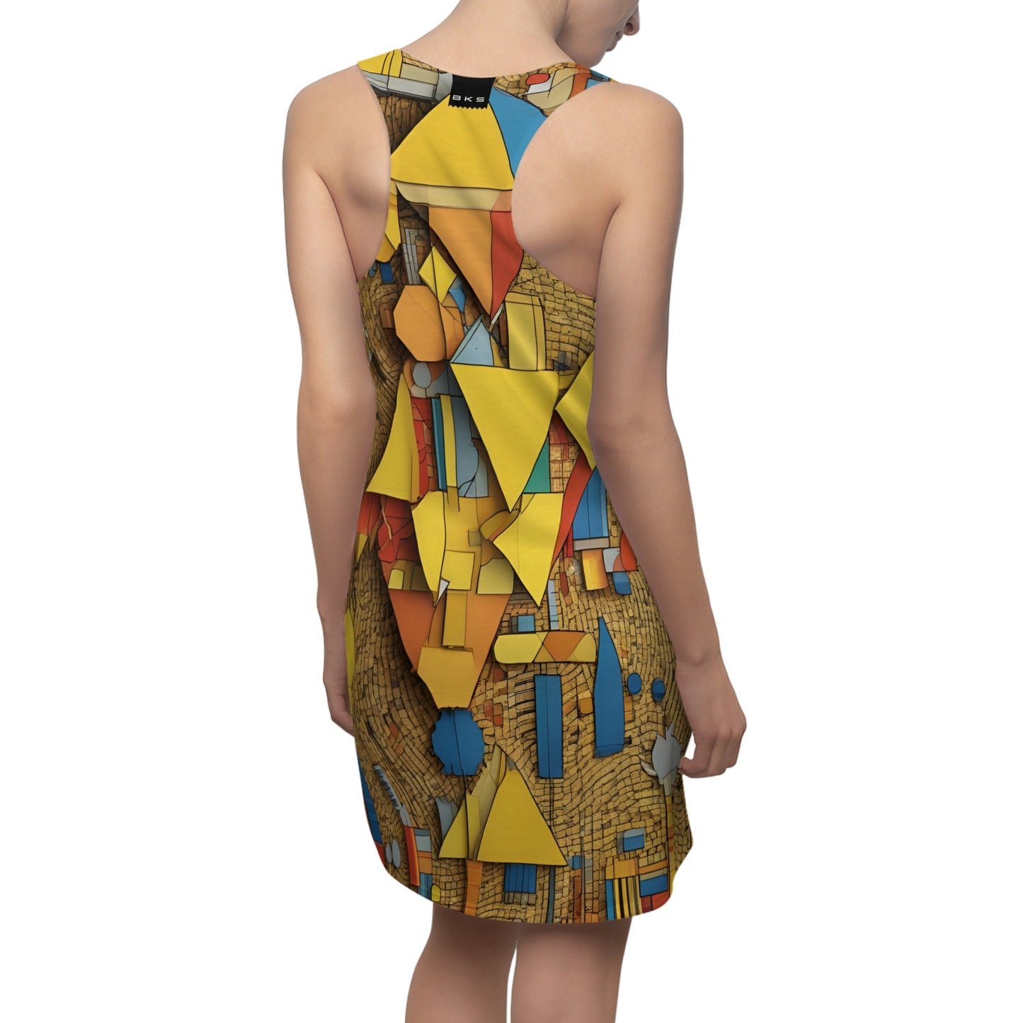 BKS Marker Cube™ Racerback Dress Printify bakabo.club