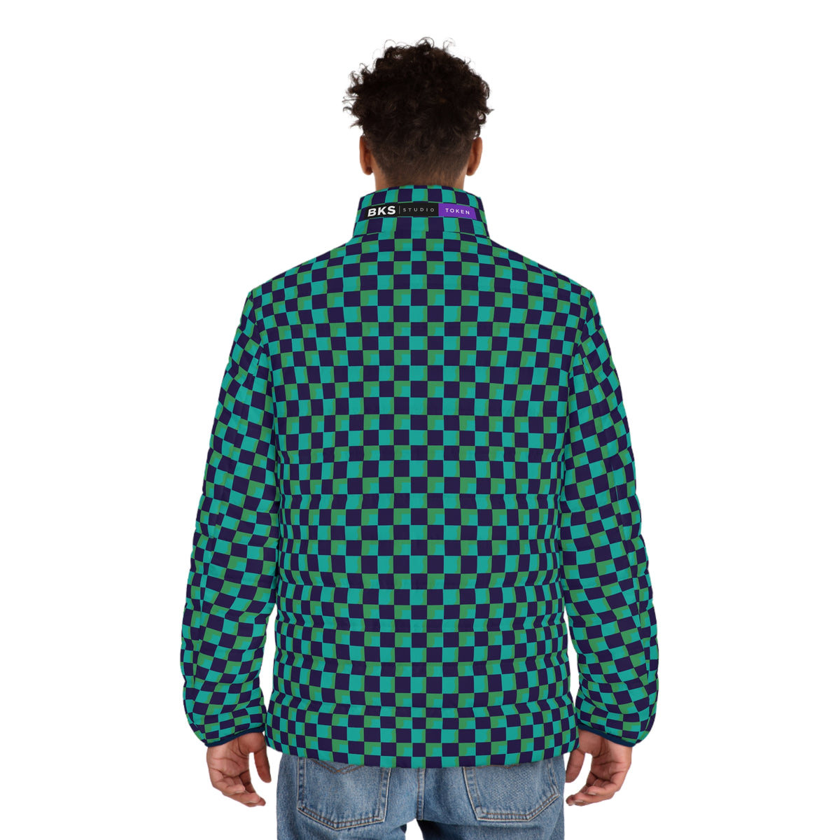 BKS Token Checkerboard Green™ Puffer Jacket