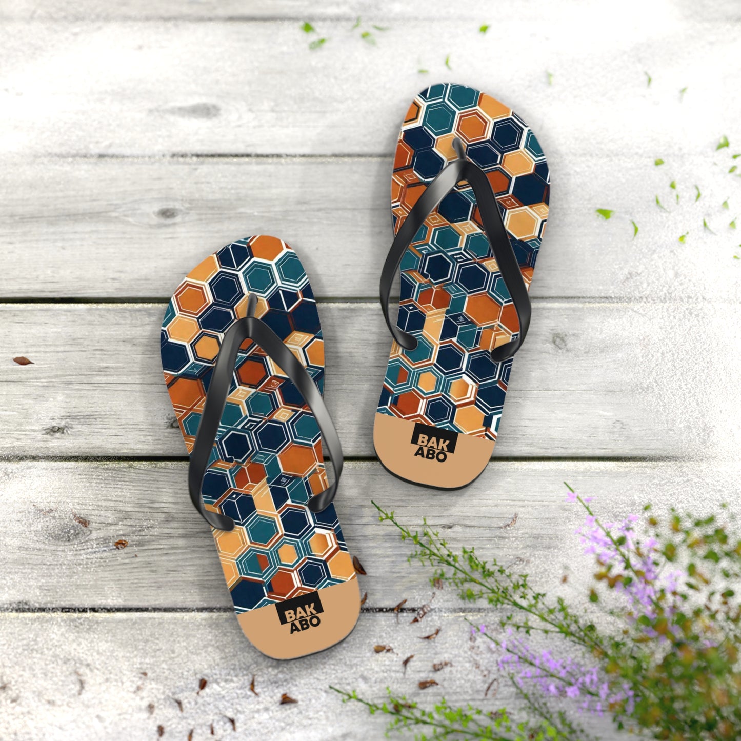 Exagon point (BKS)🐚Flip Flops