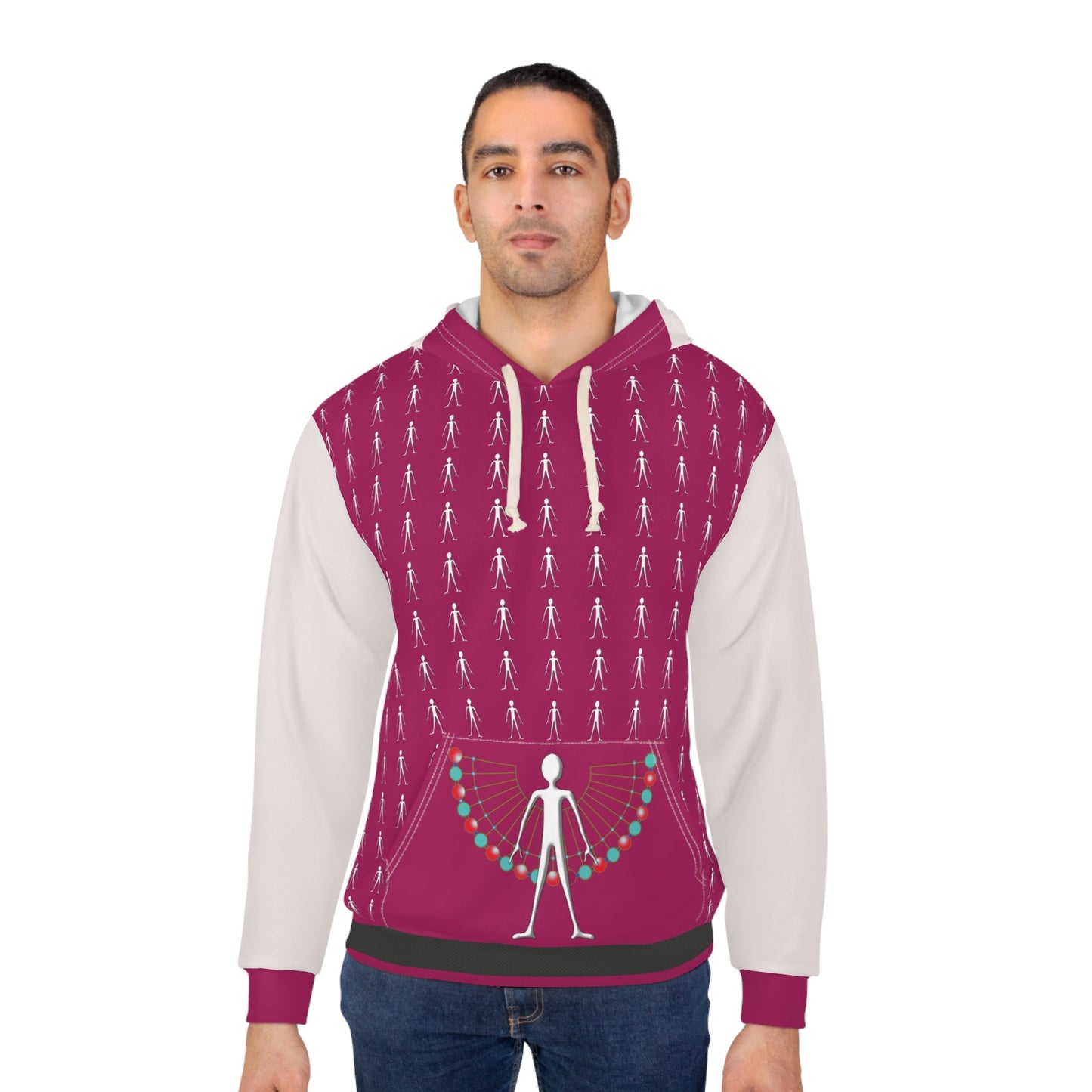 BKS Flag Meridian™ Pullover Hoodie Printify bakabo.club