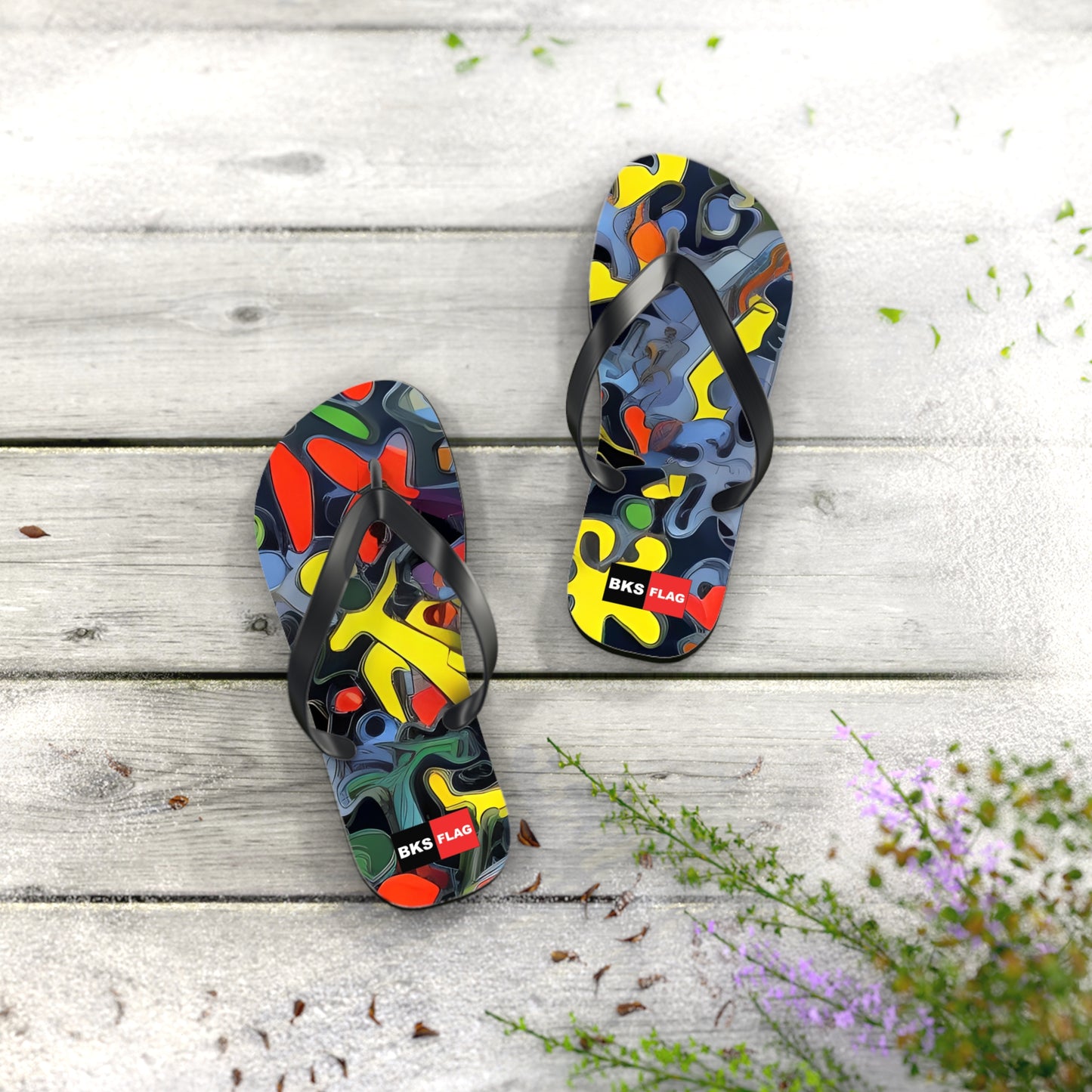 BKS Flag Haring™ Flip Flops