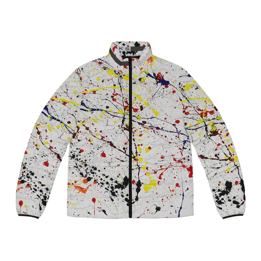 BKS Marker Drip™ Puffer Jacket Printify bakabo.club