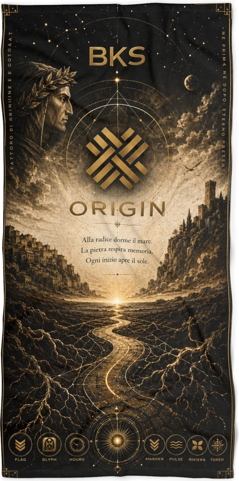 BKS Origin Verse™ Beach Towel