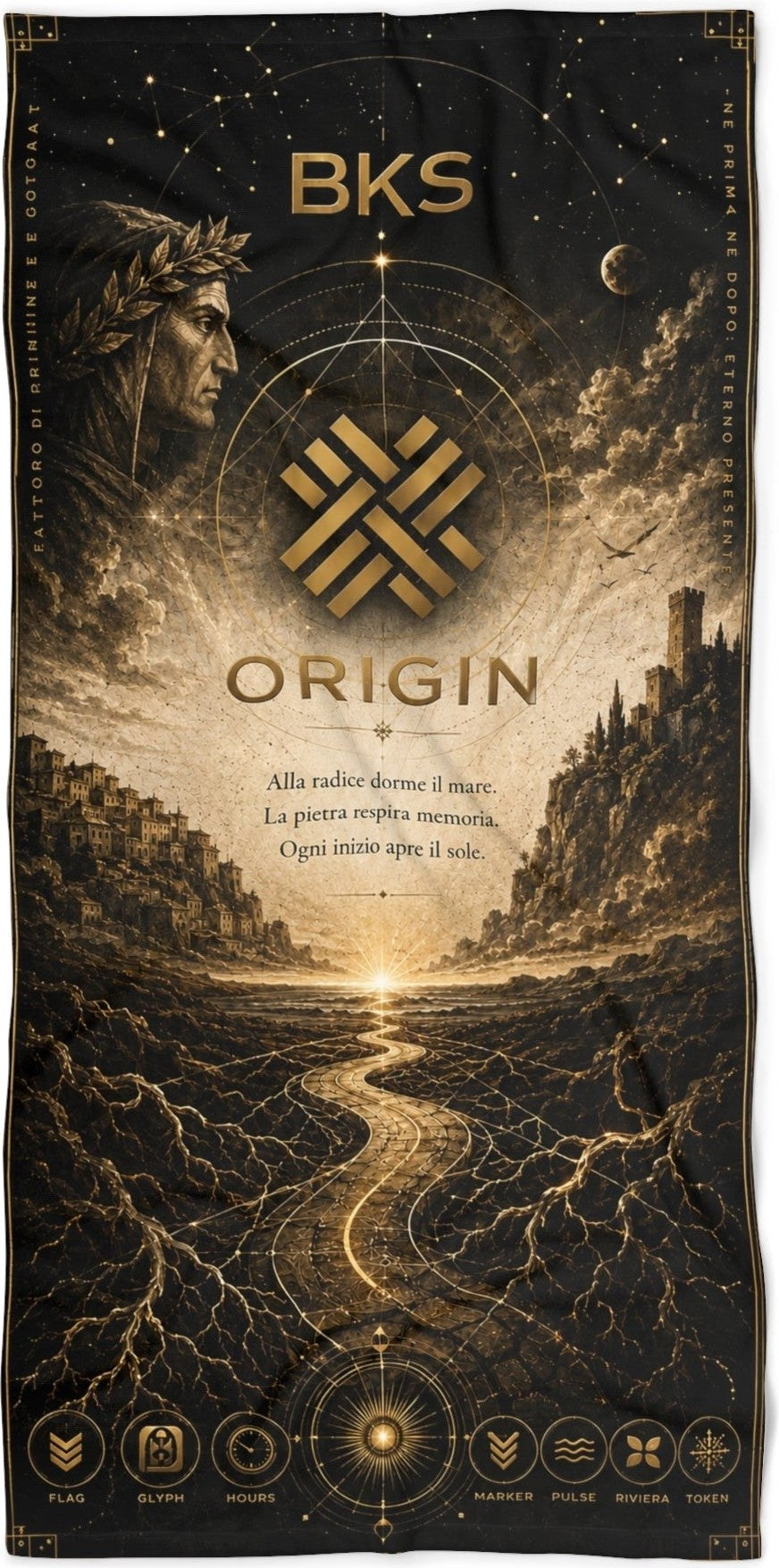 BKS Origin Verse™ Beach Towel