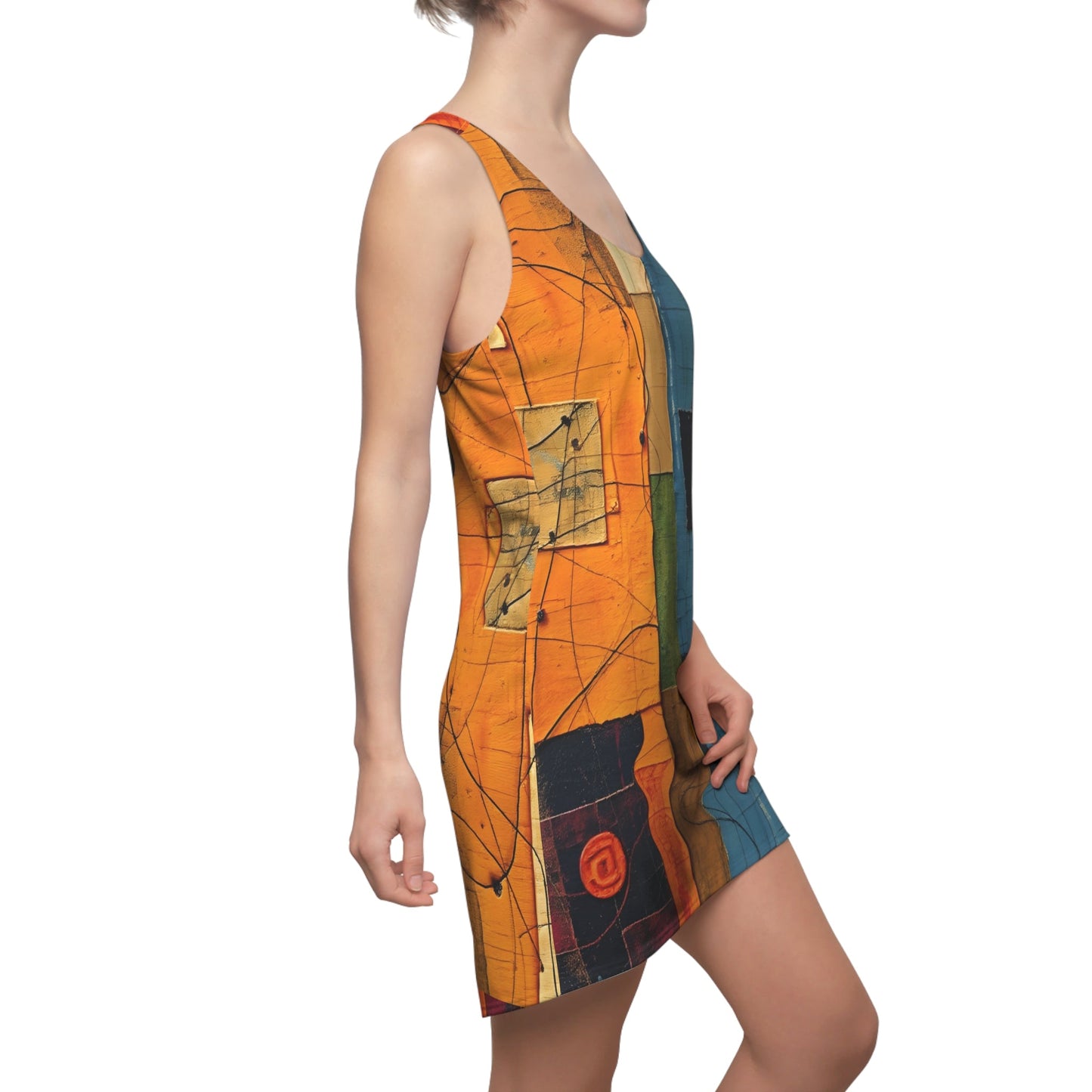 BKS Flag Patch™ Racerback Dress Printify bakabo.club