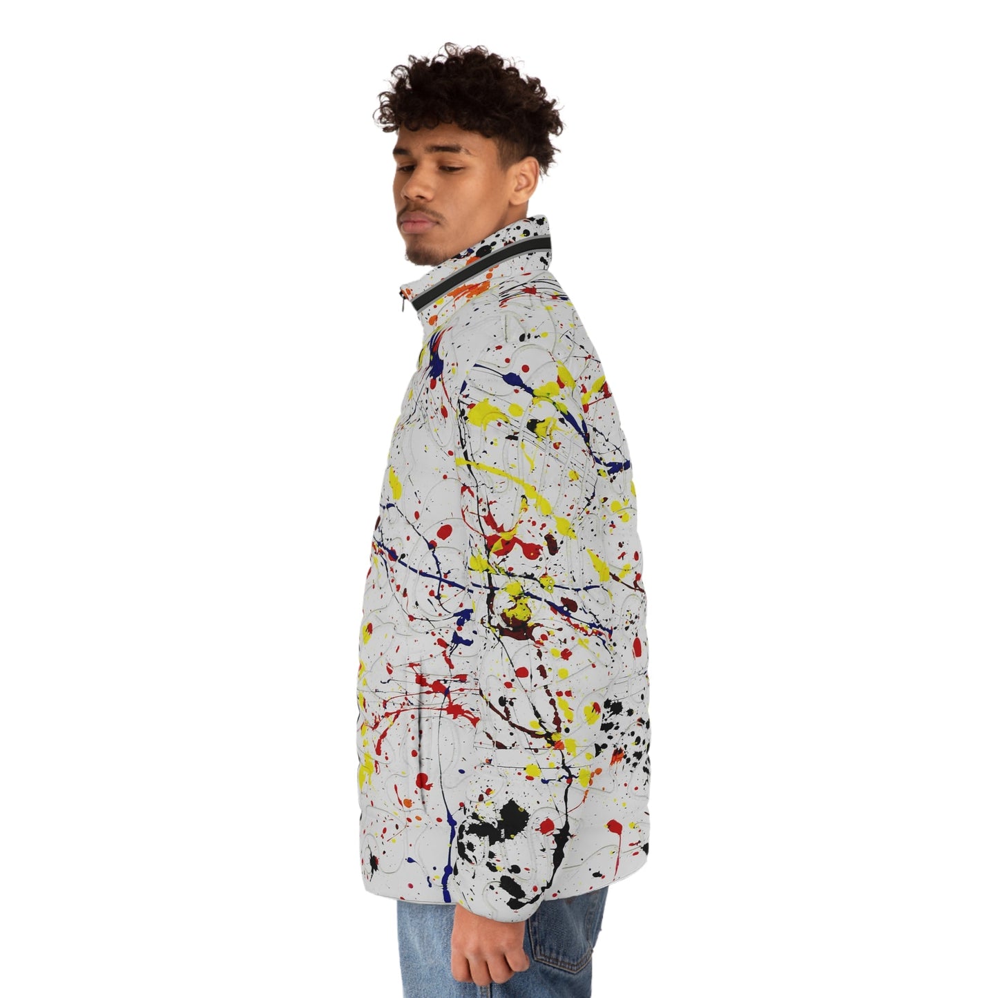 BKS Marker Drip™ Puffer Jacket Printify bakabo.club
