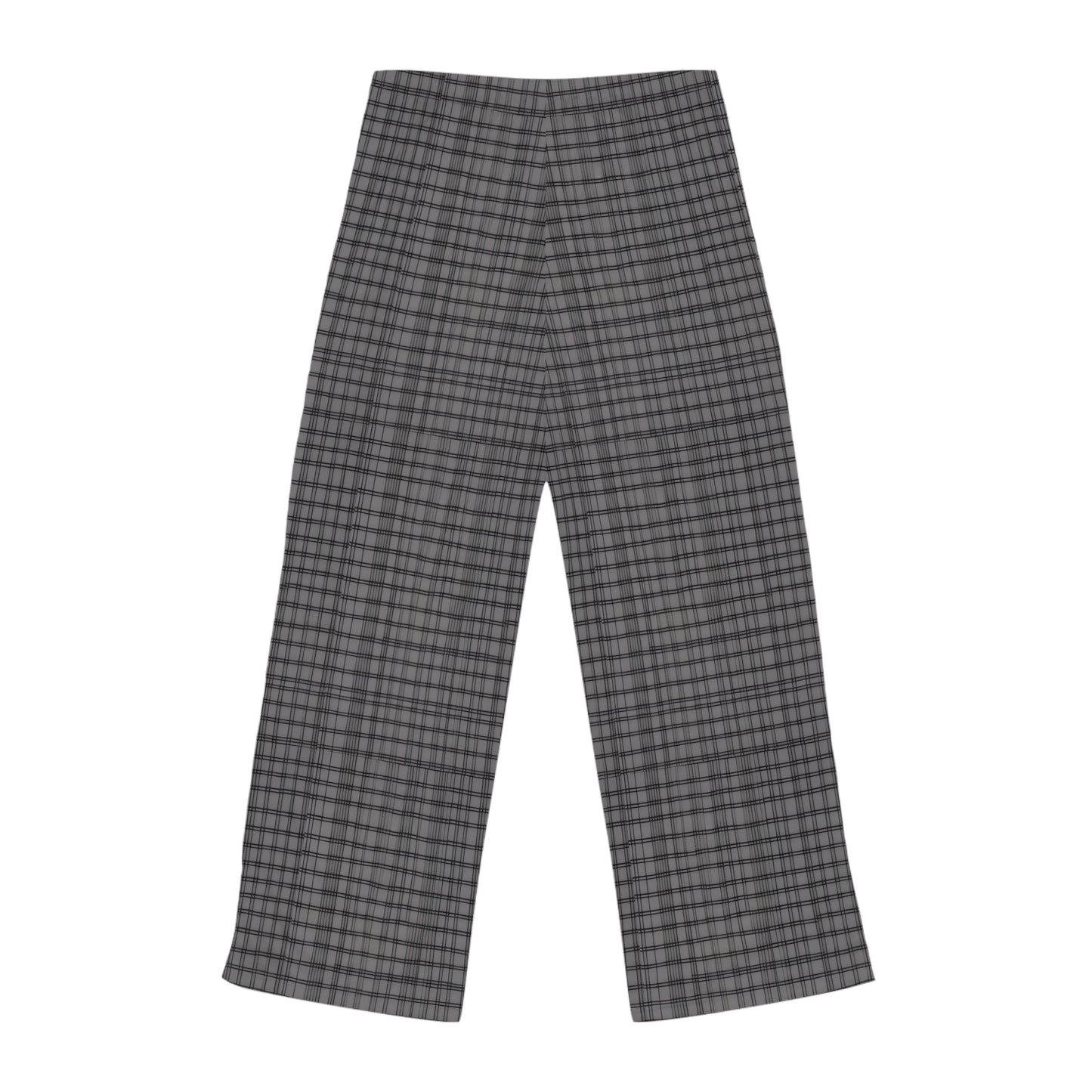 Gray Plaid Women's Pajama Pants — Cozy Lounge Sleepwear Printify bakabo.club