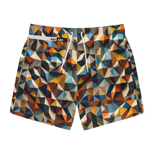 Pyramid Weave (BKS)🦜Swim Trunks