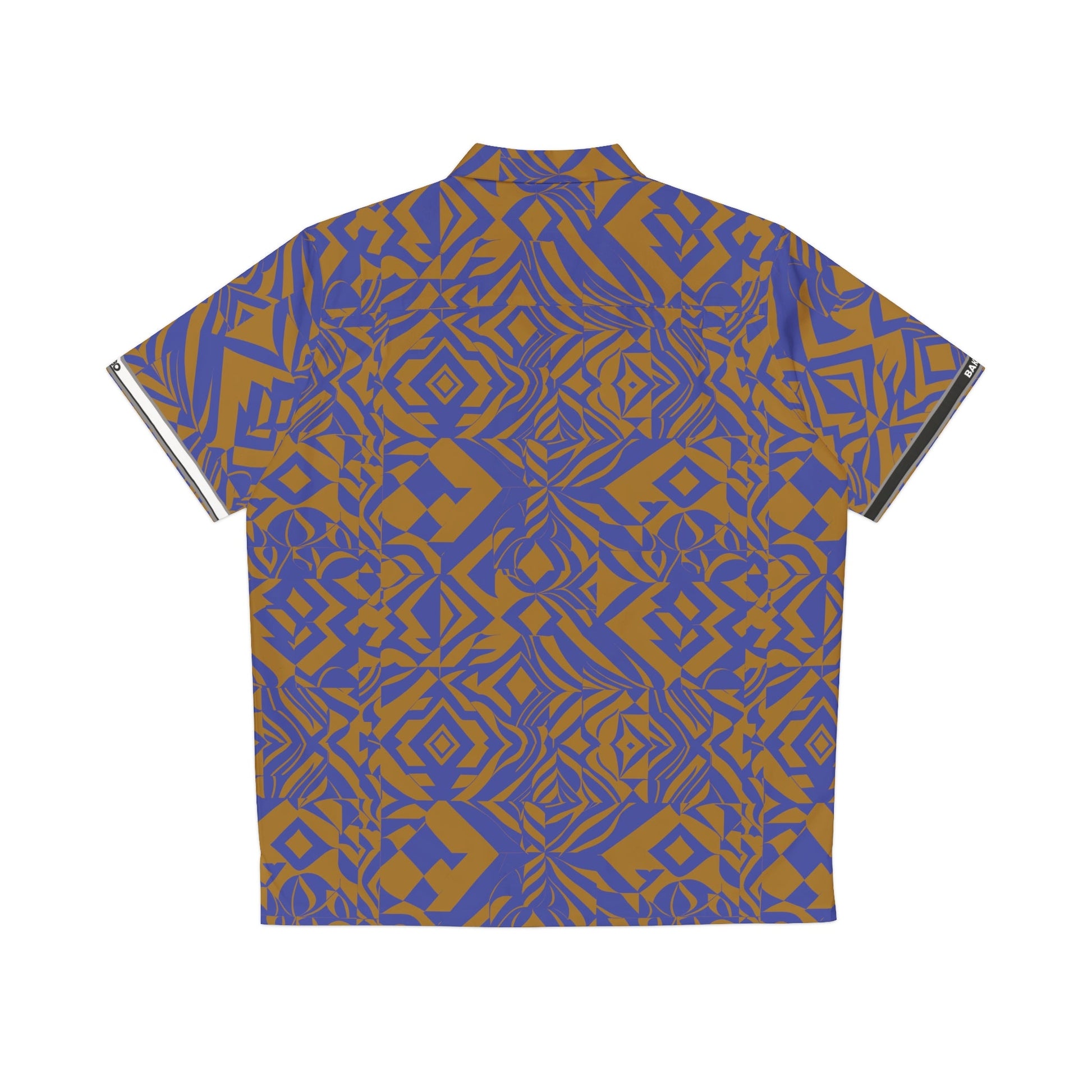 Men's Geometric Island Print Hawaiian Shirt Printify bakabo.club