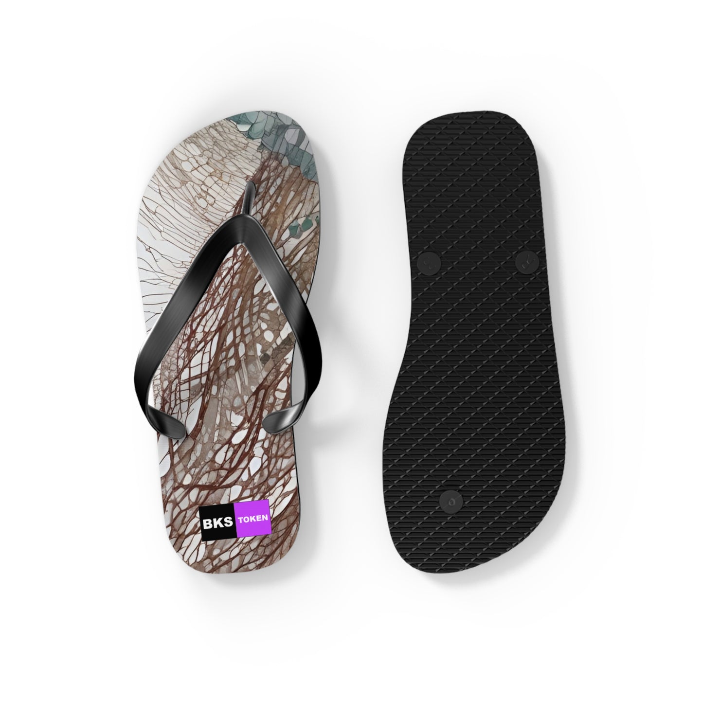 BKS Token Gold™ Flip Flops